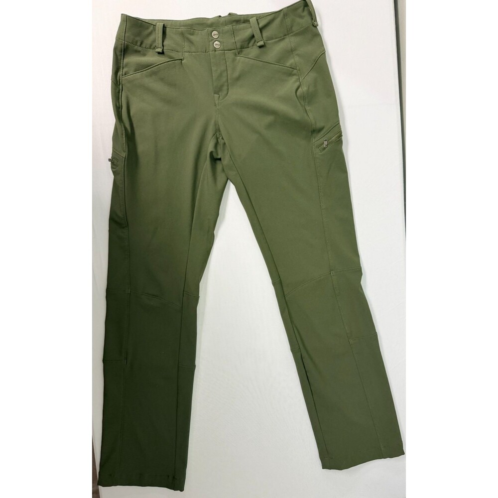 Koppen Womens Hiking Pants Size 6 Green Outdoor Trail Stretch